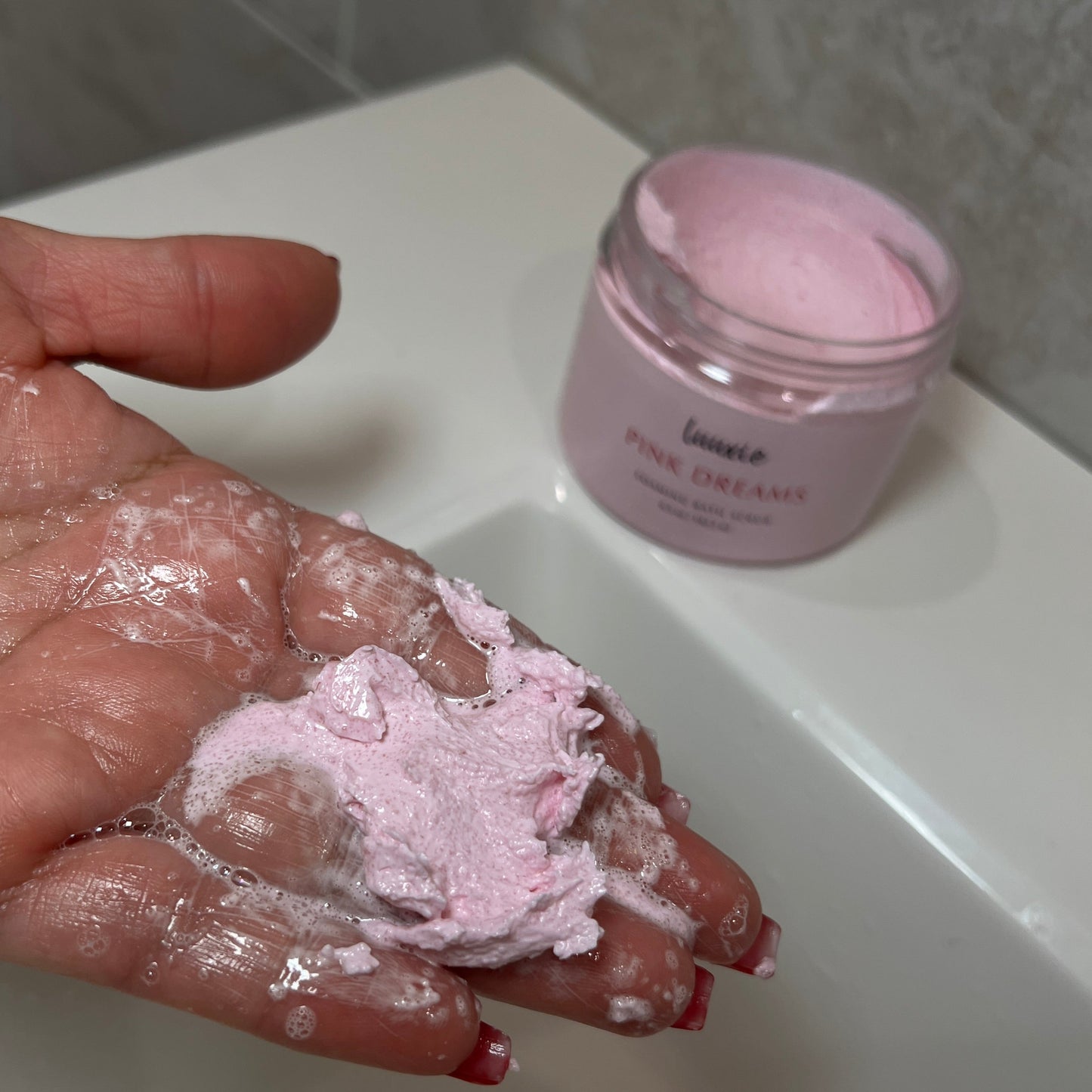 Exfoliante de baño Pink Dreams