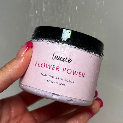 Exfoliante de baño Flower Power